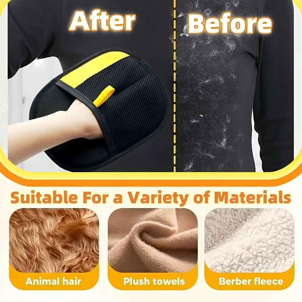 Pet Hair Removal Grooming Gloves